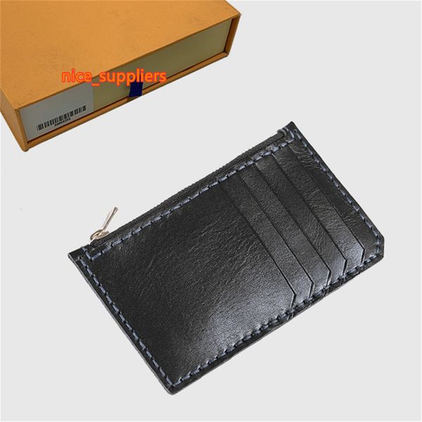 

card holder wallet mens key pouch womens card holder handbags leather zippy holders snake purses small wallets coin purse handbag 29-43, Brown;gray