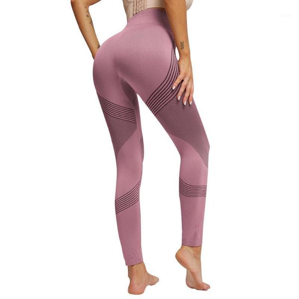 

yoga outfits high waist pants seamless womans gym leggings push up jogging black tights for femme1, White;red