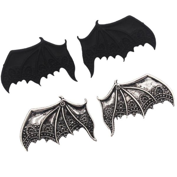 

hair clips 2 pairs cool bat hairpins punk hairclip accessories