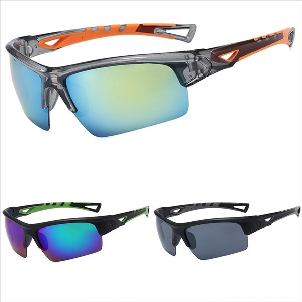 

9ika 2021 outdoor sports anti splash outdoor sports sun sunglassesriding glasses pc color film sunglasses uv400 anti ultraviolet, White;black