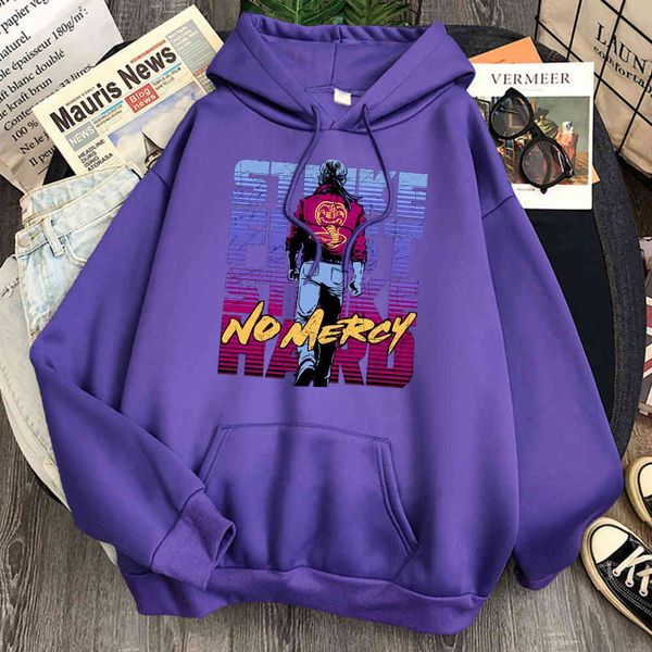 

kai print men's sweatshirt wool pocket casual wear hooded men's retro comfortable hooded hip hop animation sweatshirt, Black