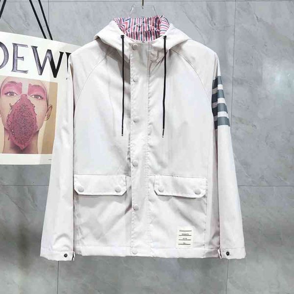 

men's trench coats fall winter men's jacket casual sports s solid business simple man clothes u9eu, Tan;black