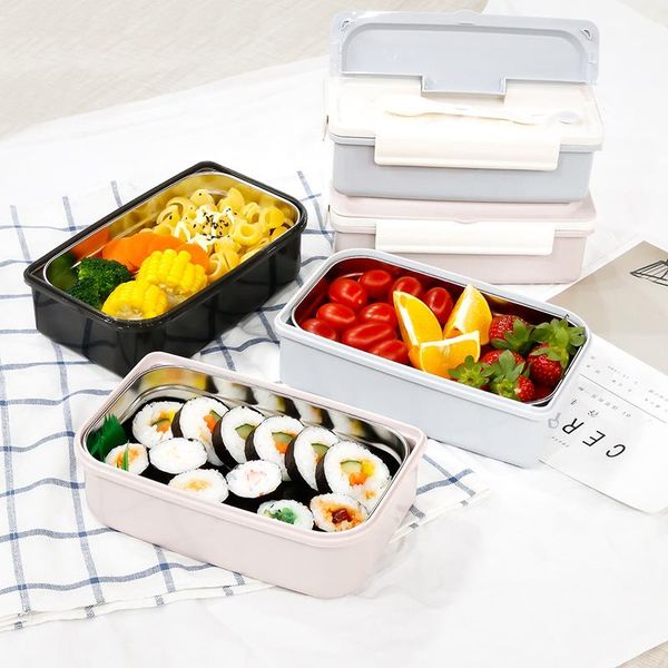 

dinnerware sets stainless steel lunch box bpa bento leakproof container portable lunchbox for picnic students office workers