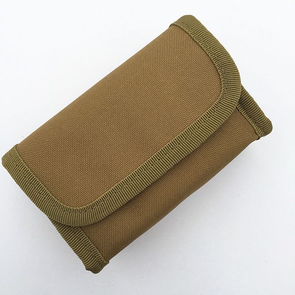 

outdoor multi-function molle tactical mini waist hanging bullet 10 holes loose ammunition accessory bag
