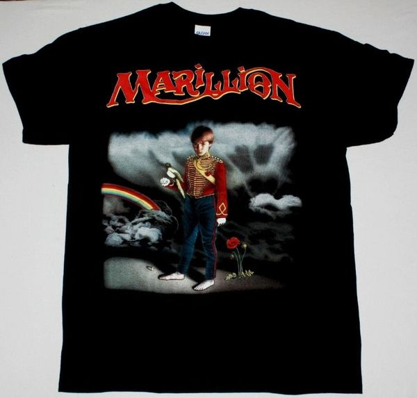 

men's t-shirts marillion misplaced childhood black t shirt progressive rock pendragon men women fashion tshirt, White;black