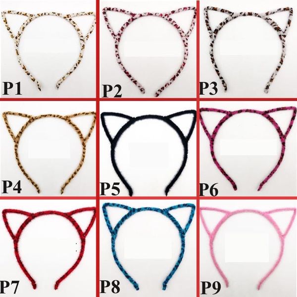 

korean fashion cute cat ears children sticks girls head bands baby girl headbands kids hair accessory c2, Slivery;white