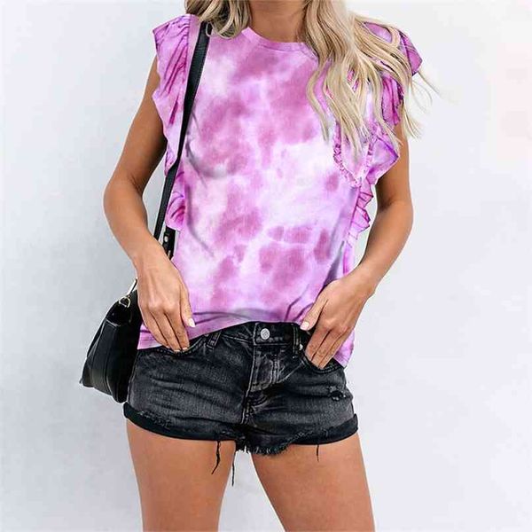Летняя женская блузка для печати Rootwork Paper Pocket O Sece Camouflage Slim Streetwears Plus Размер футболка Женщины повседневная вершины 210603