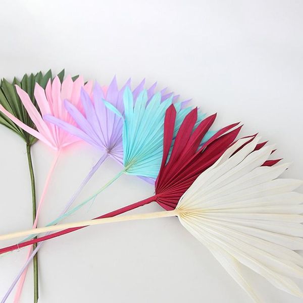 

decorative flowers & wreaths palm fan leafs dried flower leaf window wedding arch arrangement party art