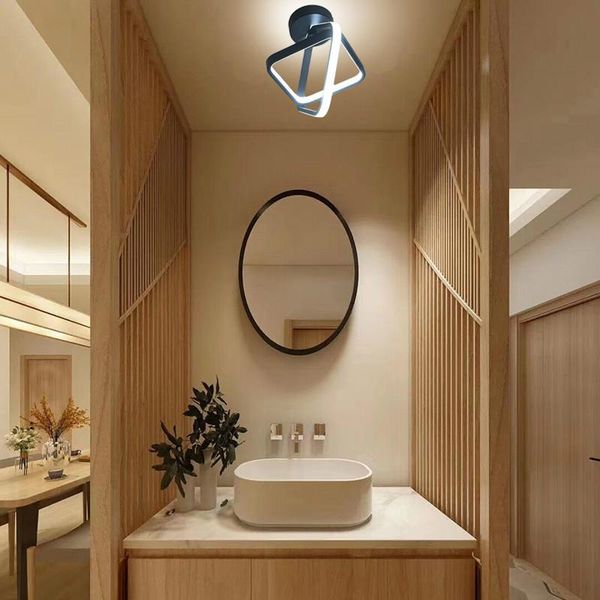 

ceiling lights simple loft led light 28w aluminium round square shaped lamp for bedroom living room corridor balcony decor
