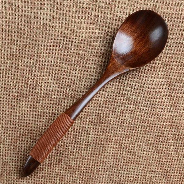 

spoons kitchen lot wooden spoon bamboo cooking utensil tool soup teaspoon catering ice cream desserts children's rice