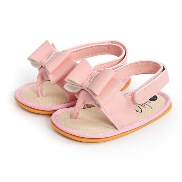 

first walkers butterfly-knot baby girl shoes summer soft-soled toddler shoess kids nursery school pu