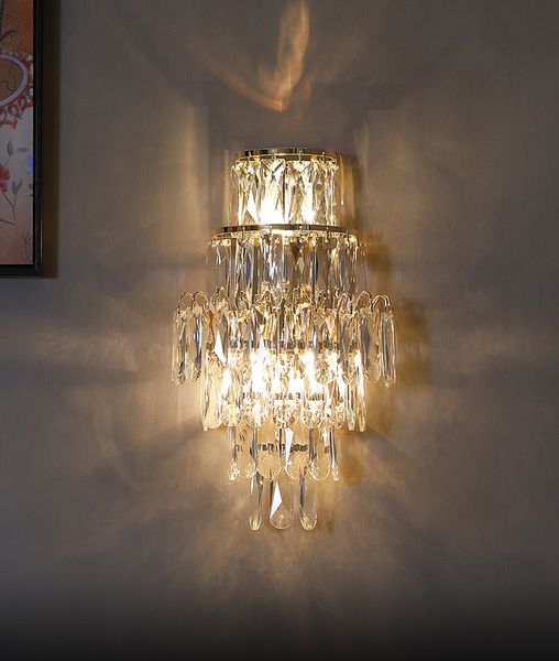 

modern walll lamp design gold decorative furniture bedside lighting switch control