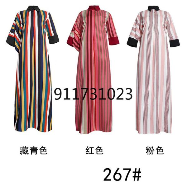 

ethnic clothing african dresses for women golden glitter stripe o-neck party dress long tunic night club 3/4 sleeve maxi, Red