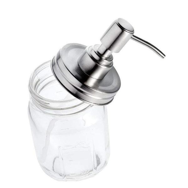

hand liquid soap dispenser diy stainless steel mason jar soap dispenser hand pump bathroom kitchen hand lotion jllafp ladyshome
