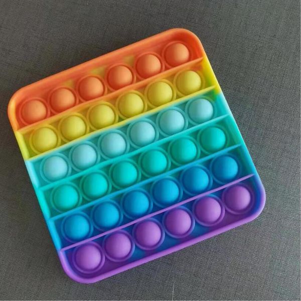 

fluorescence push pob bubble fidget child toys last mouse lost stress reliever increase focus soft squeeze toy