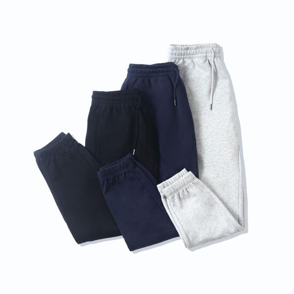 

men's pants mindygoo custom logo factory autumn and winter loose terry loop sweatpants campaign knitting leisure men, Black