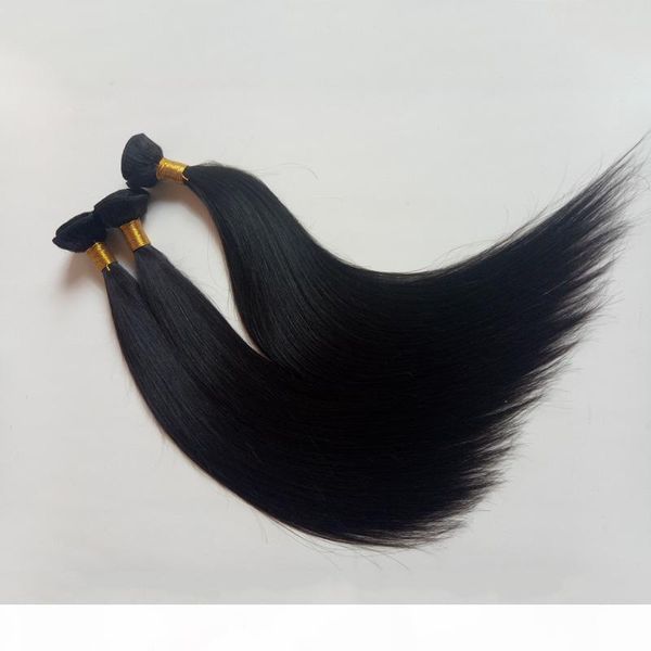 

supply brazilian virgin hair body wave no chemical girl natural shiny raw process 8a world charming indian remy hair extensions, Black