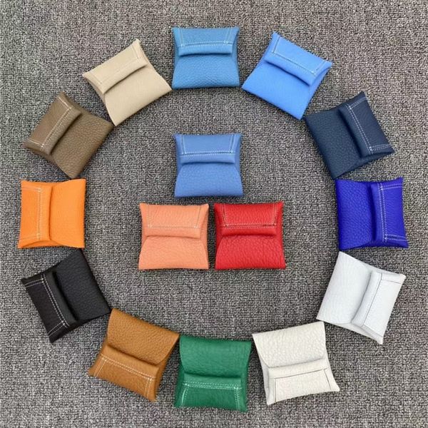 

new wallet women's short two fold head leather mini folding wallet coin bag purses luxury outlet, Red;black