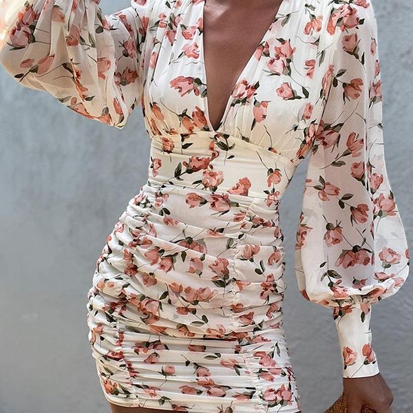 

casual dresses casual dresses nowsaa dress party clud high waist long lantern elegant leopard women midi sleeve autumn vestidos, Black;gray