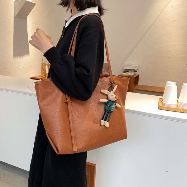 

hbp fashion big women's 2021 new large capacity one shoulder portable korean leisure and work tote bag
