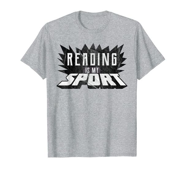 

reading is my sport reading quote gift t-shirt, White;black