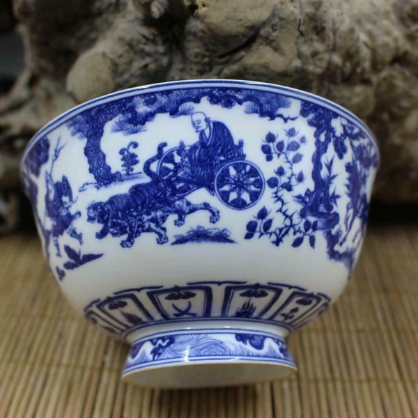 

bowls jingdezhen qianlong blue and white porcelain bowl home kitchen dinnerware tableware accessories crafts ceramic