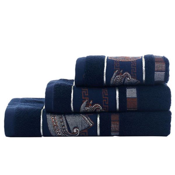 

towel luxury bath set,1 large towels,1 little towels1 hand towels, soft cotton highly absorbent bathroom towels adult