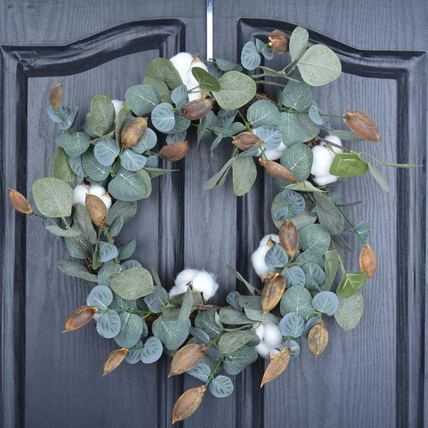 

5pcs artificial flower kapok cotton head for wedding christmas home decoration diy craft wreath scrapbook natural dried qylyai
