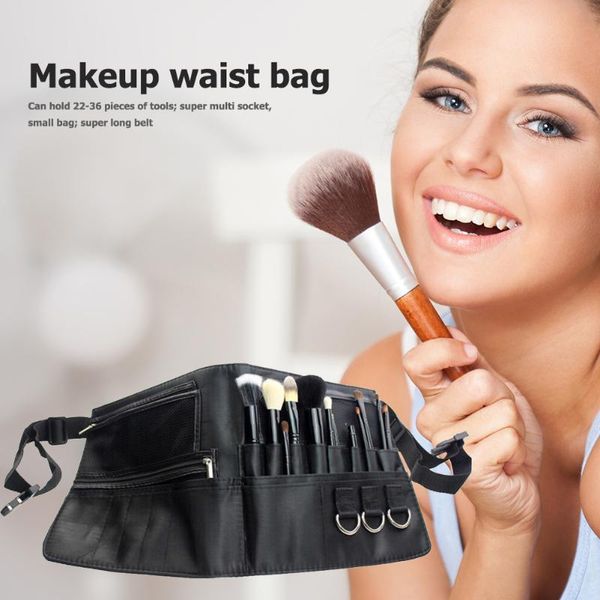 

makeup brush waist bag compact and portable carry convenient stock pouch cosmetic pens tools storage holder organizer