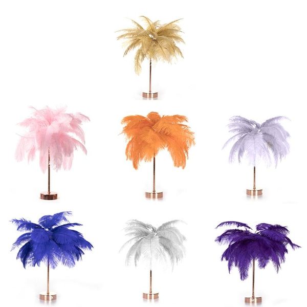 

table lamps feather lamp usb rechargerable tree shape decorative flashing