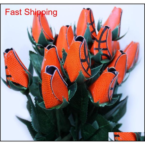 

2019 arts & crafts long stalk simulation rose bouquet graduation senior softball baseball football basketball footba jllxgq bdedome, Silver