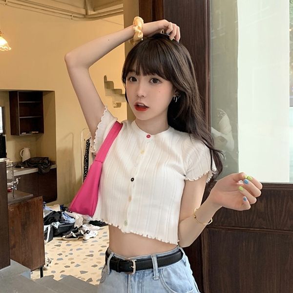 

women casual fine shirt malha short harajuku women's t-shirt upmn, White