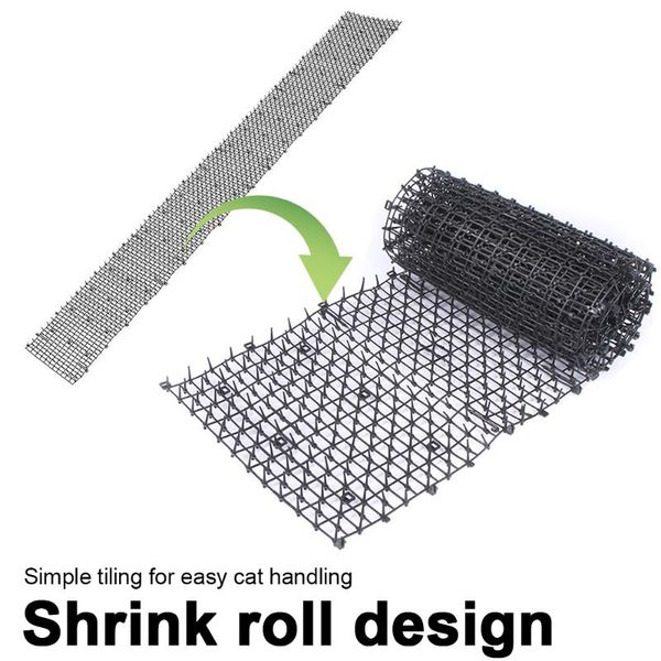 

cat carriers,crates & houses scat mat with spikes anti cats deterrent prickle strips pet repellent dig spad for garden plant flower