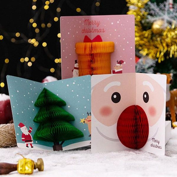 

greeting cards heighten the atmosphere variety fashion suit 3d card christmas -up