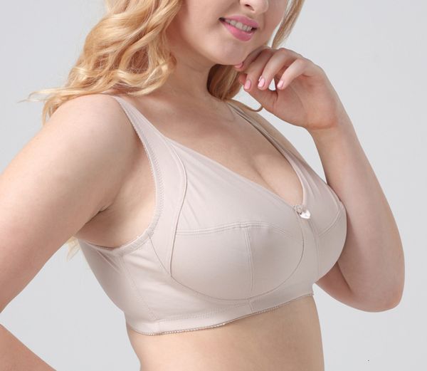 

36-48 women ee bralette nightwear beha d ef cup bras soutien gorge black and white beige soft full tyre cover plus size bh c1, Red;black