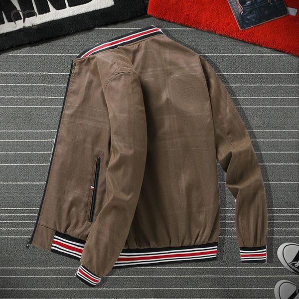 

men's jackets autumn bomber zipper jacket fashion male casual streetwear hip hop slim fit pilot coat men clothing windbreaker sportswea, Black;brown