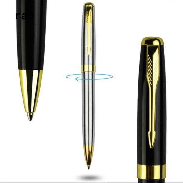

ballpoint pens luxury quality 388 model color business office school stationery medium nib pen, Blue;orange