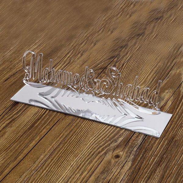 

party decoration acrylic sign, custom name name, wedding decor, plate, personalized mirr