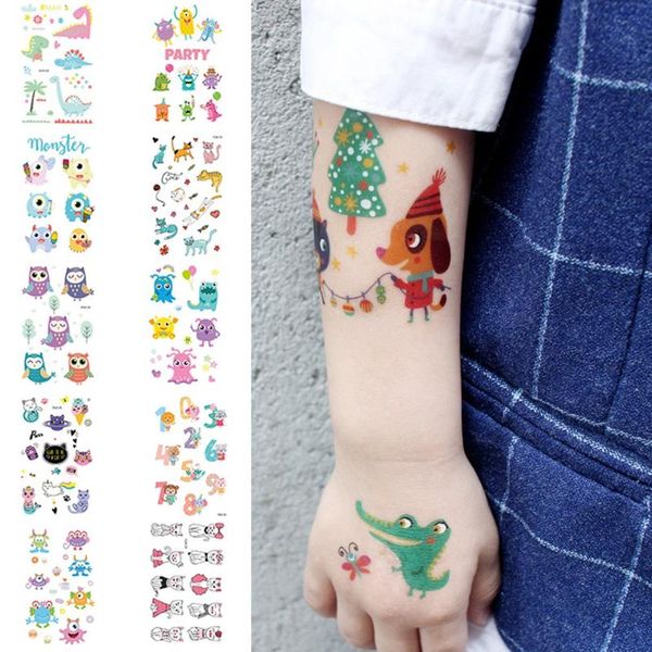 

temporary tattoos environmental protection waterproof sweat cartoon animal tattoo stickers cute children's toy fun