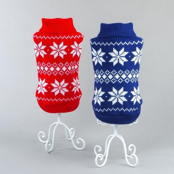 

dog clothes sweater fashion dogs clothing for pet autumn winter lovers costume knitting warm print ropa para perro
