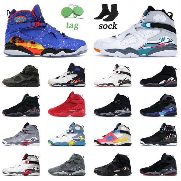

2021 athletic jumpman 8 8s basketball shoes fashion cool grey take flight se white multicolor bugs bunny south beach womens mens sneakers tr