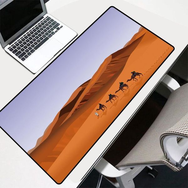 

mouse pads & wrist rests desert camel anime lapnotebook long big computer keyboard gaming desk mat for gamer playing