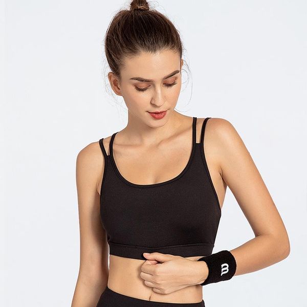 

gym clothing women bras breathable sports bra anti-sweat shockproof yoga athletic running fitness workout sport, White;black