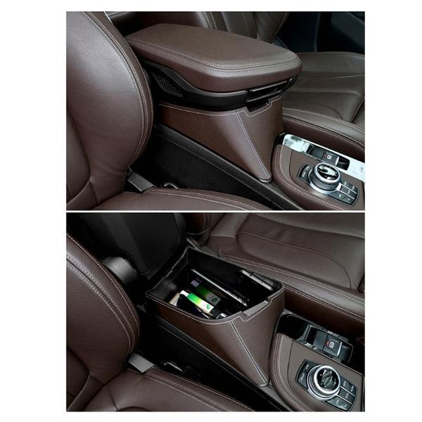 

car organizer for x1 f48 f39 x2 2021-21 center console storage tray armrest box insert interior items container