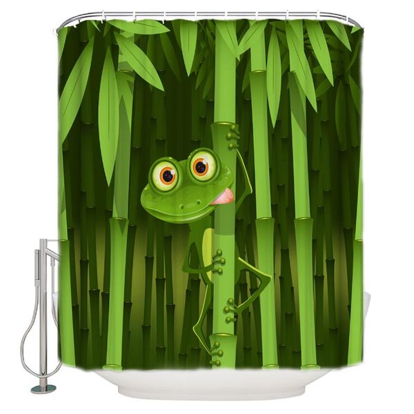

shower curtains bamboo and frog curtain bathroom decor fabric farmhouse