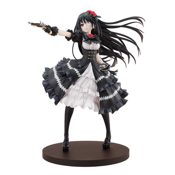 Anime Date A Live Kurumi Tokisaki Fantasia 30 aniversario versión 1/7 escala PVC figura de acción Anime figura modelo juguete muñeca regalo Q0722