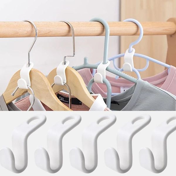 

hangers & racks multi-function wardrobe space-saving hanger hook coat storage organizer plastic closet stack rack bedroom