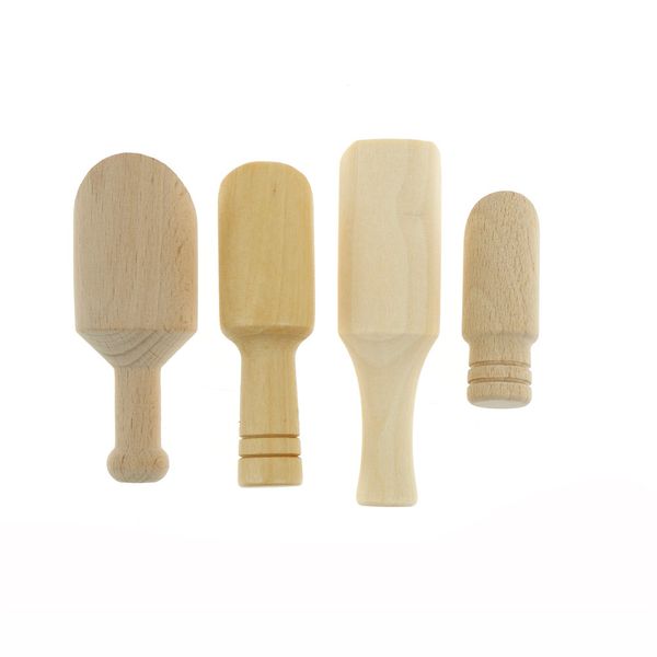 

1pc wooden scooper laundry detergent candy dishes bath salt scooping