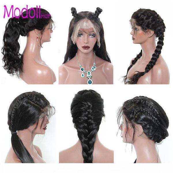 

lace front wig body wave 13*4 lace frontal wig brazilian remy lace front human hair wigs 150% density middle ratio, Black;brown