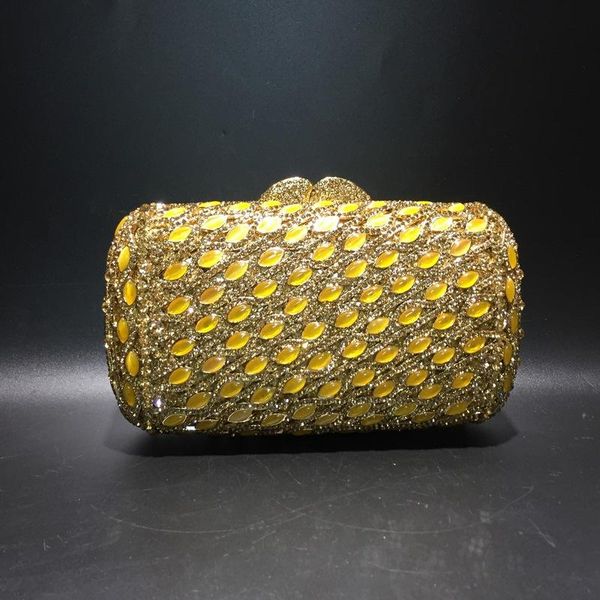 

evening bags xiyuan yellow color rhinestone bag women crystal banquet dinner handbag purse ladies diamond wedding party clutches